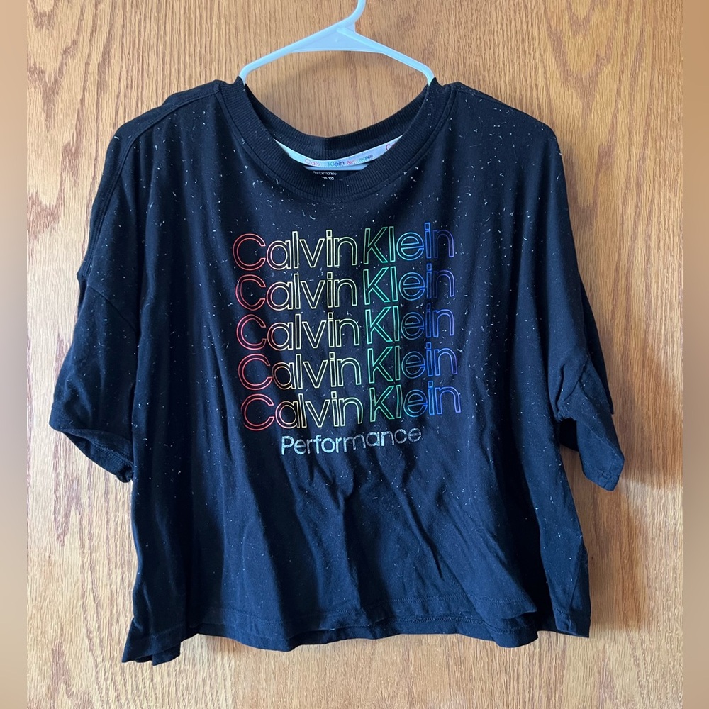 Calvin Klein Performance Pride Crop Top - Picture 2 of 4